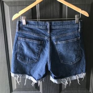 Gap Jean Shorts Folded Raw Hem